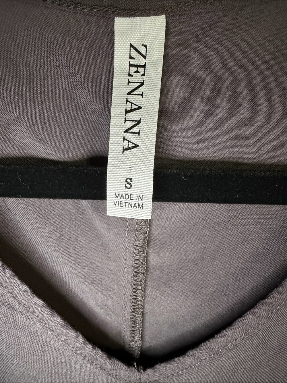Zenana Gray Ruffle Sleeve Babydoll Tunic - Picture 5 of 6
